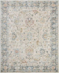 Ahmaud Beige & Light Gray Thick Luxe Area Rug