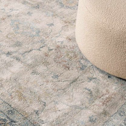 Ahmaud Beige & Light Gray Thick Luxe Area Rug