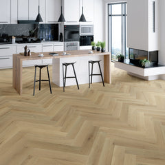 D'Vine French Oak Herringbone - Sample 12"