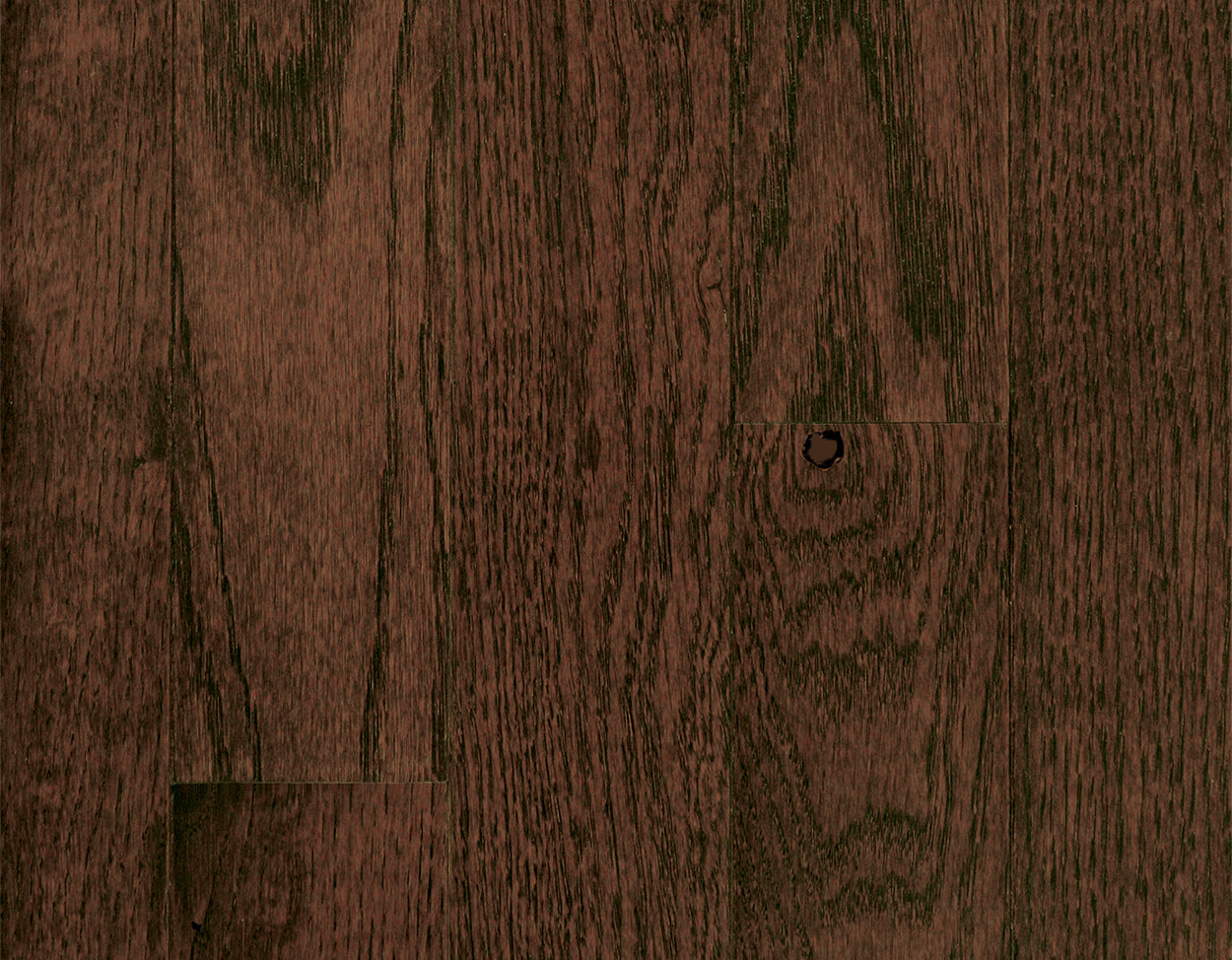 Oak Dark Chocolate / 3/4” X 3” X 84”RL / 24 SF/CTN