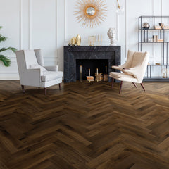 D'Vine French Oak Herringbone - Sample 12"
