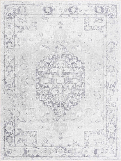 Akram Antrasit Flat Pile Washable Rug