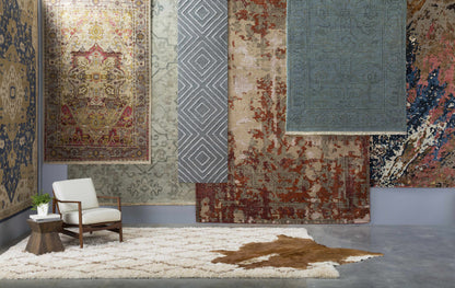 Broomfield 1145 Hand Tufted Blue Wool Rug