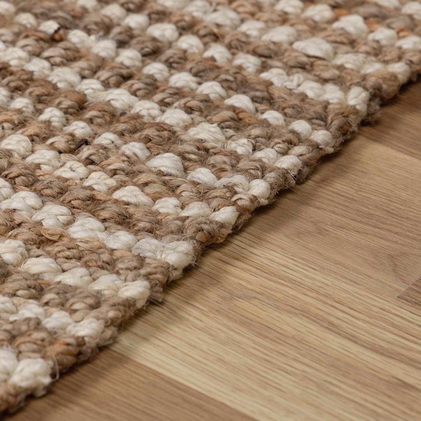 Ambel Tan Camel Jute Area Rug