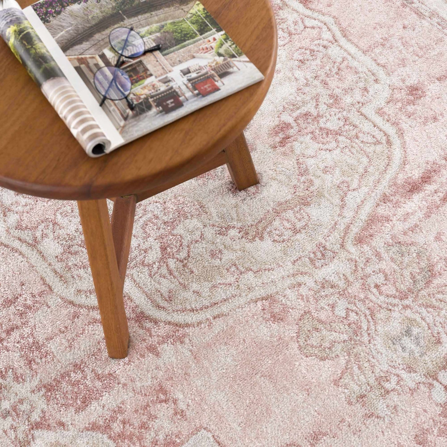 Kandos Blush & Light Pink Area Rug