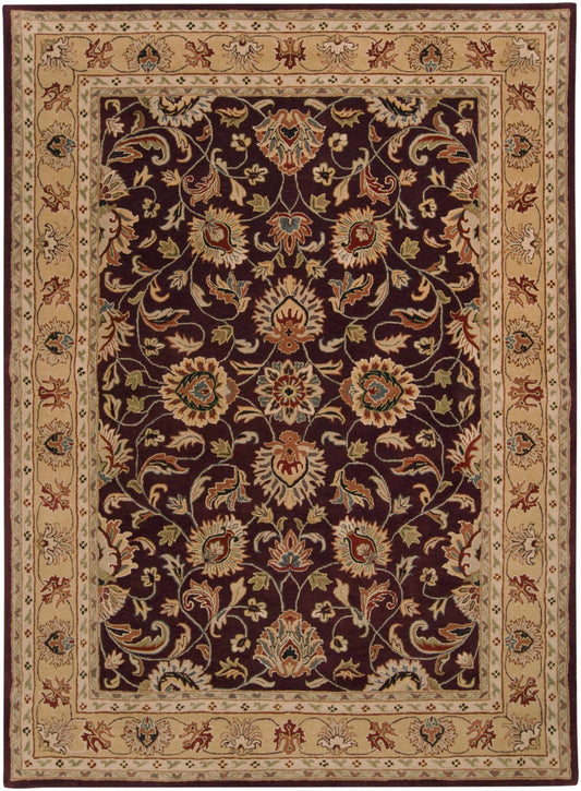 Cherryfield Burgundy 1024 Wool Area Rug