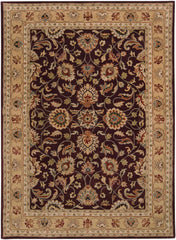 Cherryfield Burgundy 1024 Wool Area Rug