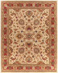 Cherryfield Hand Tufted Brown & Rust 1001 Wool Rug
