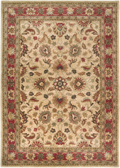 Cherryfield Hand Tufted Brown & Rust 1001 Wool Rug