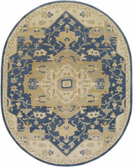 Broomfield 1145 Hand Tufted Blue Wool Rug