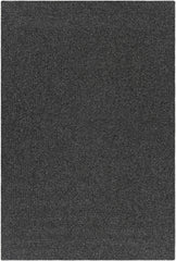 Black Braided Faux Jute Rug