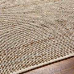 Byrne Beige & Green Jute Rug