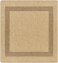 Andie Bordered Faux Jute Rug